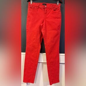 87 - R Jeans Washed Red Denim